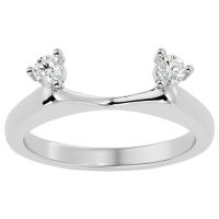 1/5 carat moissanite ring enhancer