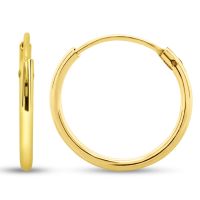 Cute little gold hoops 