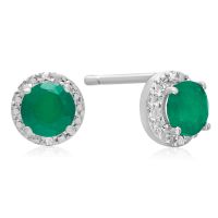 Pearl/Emerald earrings
