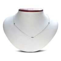 1/5ct Diamonds By The Yard Necklace in Sterling Silver
