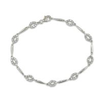 Unique 1ct Oval Diamond Bracelet