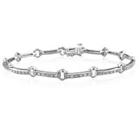3/4ct Diamond Bracelet Crafted in Sterling Silver