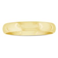 Popular 6mm 10K Yellow Gold Ladies and Mens Wedding Band, Size 7.5