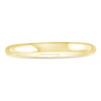 Heavy 3mm 14K Yellow Gold Ladies and Mens Wedding Band, Size 9