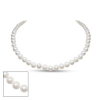 36 inch 7mm AA Pearl Necklace with 14k Yellow Gold Clasp
