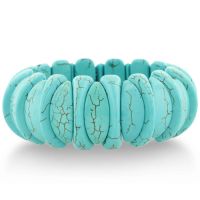 Turquoise Stone Stretch Braclet