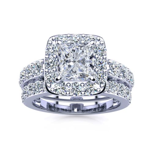 2-25ct-princess-cut-halo-diamond-bridal-set-in-14k-white-gold