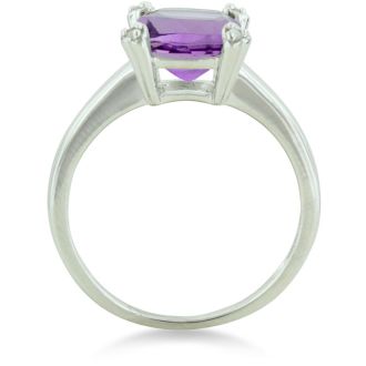 1.75 Amethyst and Diamond Ring

