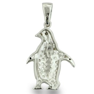 Black Diamond Penguin Necklace
