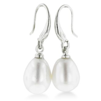 Pearl Drop Earrings With 8-9MM Freshwater Pearls