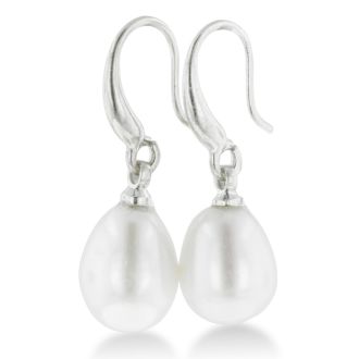 Pearl Drop Earrings With 8-9MM Freshwater Pearls