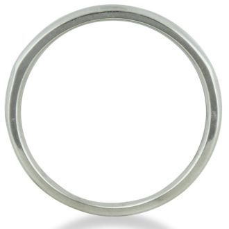 1/4 Carat Diamond Wedding Band In 14 Karat White Gold