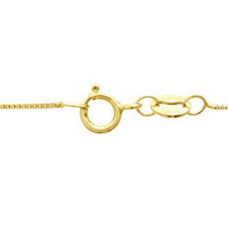 1.00ct 14k Yellow Gold Princess Diamond Pendant