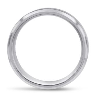 7 MM Polished Classic Men's Titanium Ring Wedding Band