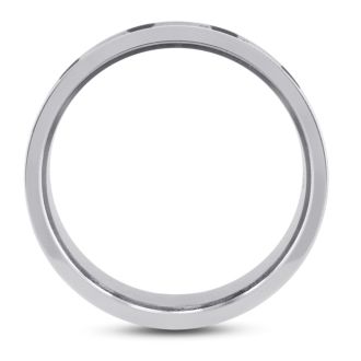 8 MM Men's Cross Titanium Ring Wedding Band