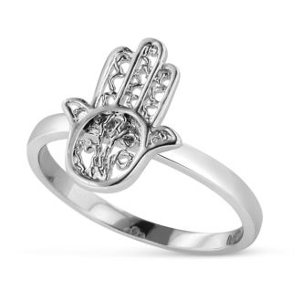 Dainty Hamsa Ring, Available In Ring Sizes 5-8.  Unusual Ring At An Amazing Price!