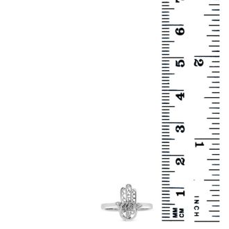 Dainty Hamsa Ring, Available In Ring Sizes 5-8.  Unusual Ring At An Amazing Price!