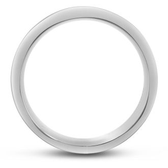 8mm Polished Titanium Wedding Band
