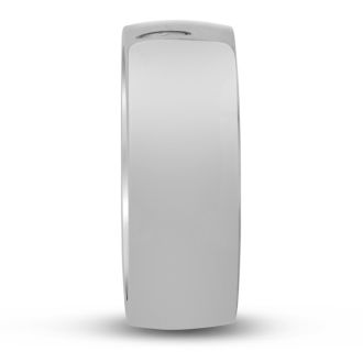 8mm Polished Titanium Wedding Band
