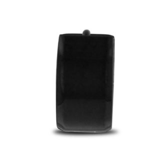 Men's 7 MM Matte Black Stainless Steel Hoop Huggie Earring
