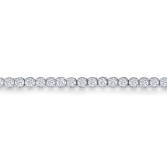 2.56 Carat Diamond Tennis Bracelet In 14 Karat White Gold, 6 Inches