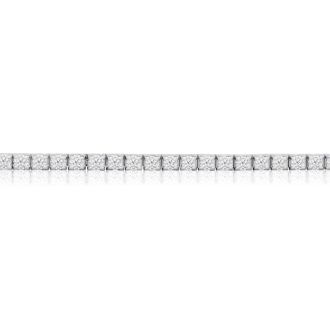 3 1/4 Carat Diamond Tennis Bracelet In 14 Karat White Gold, 7 1/2 Inches