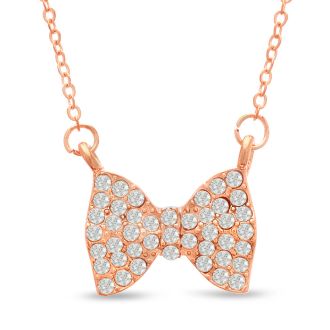 Swarovski bow new arrivals tie necklace