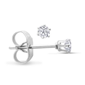 Set Of Five 1/3ct Cubic Zirconia Stud Earrings.  All 5 Pairs Of Shimmering Studs For 1 Low Price!