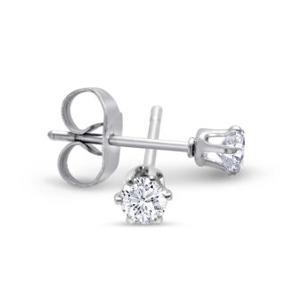 Set Of Five 1/3ct Cubic Zirconia Stud Earrings.  All 5 Pairs Of Shimmering Studs For 1 Low Price!