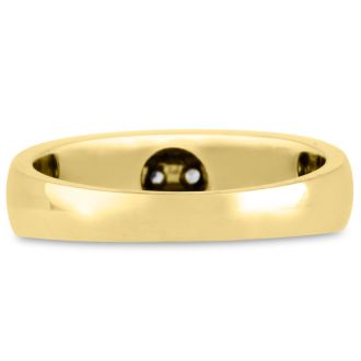 Men's 1/2ct Diamond Ring In 10K Yellow Gold