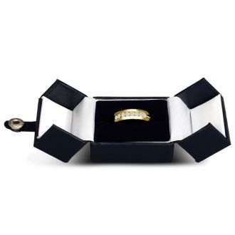 Men's 1/2ct Diamond Ring In 10K Yellow Gold