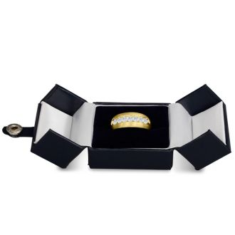 Men's 1ct Diamond Ring In 10K Yellow Gold