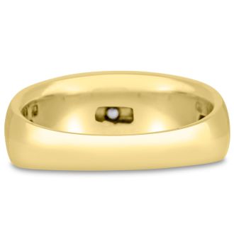 Men's 1ct Diamond Ring In 14K Yellow Gold