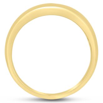 Men's 1/2ct Diamond Ring In 14K Yellow Gold