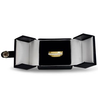 Men's 1/2ct Diamond Ring In 14K Yellow Gold