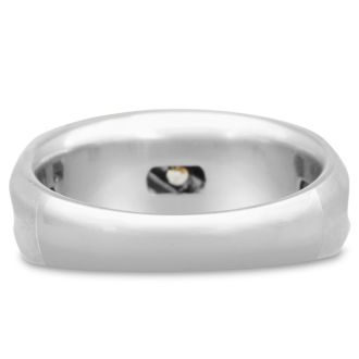 Men's 1/2ct Diamond Ring In 10K White Gold