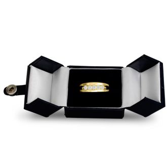 Men's 3/4ct Diamond Ring In 14K Yellow Gold