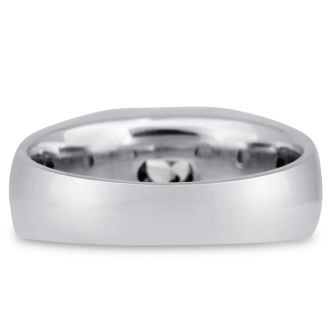 Men's 1/2ct Diamond Ring In 14K White Gold