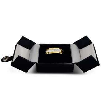 Men's 1ct Diamond Ring In 14K Yellow Gold