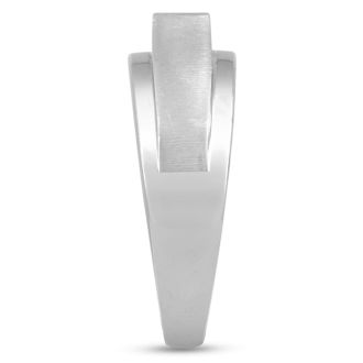 Men's 1/3ct Diamond Ring In 14K White Gold