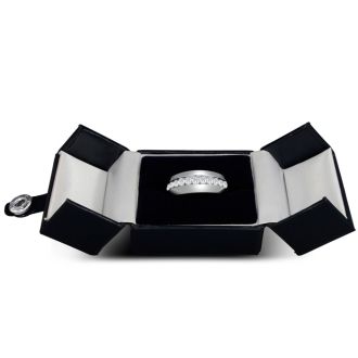 Men's 1ct Diamond Ring In 10K White Gold