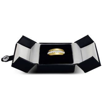 Men's 1ct Diamond Ring In 10K Yellow Gold