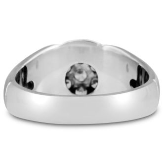 Men's 1/2ct Diamond Ring In 14K Two-Tone Gold, G-H, I2-I3