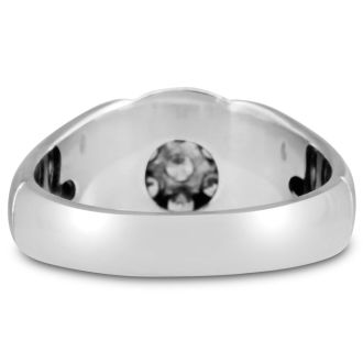 Men's 1/2ct Diamond Ring In 14K Two-Tone Gold