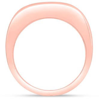 Men's 1/2ct Diamond Ring In 14K Rose Gold