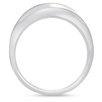 Men's 1/4ct Diamond Ring In 10K White Gold