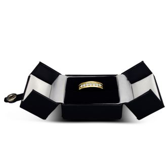 Men's 1/2ct Diamond Ring In 14K Yellow Gold