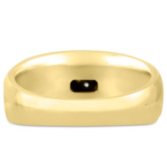 Men's 1/2ct Diamond Ring In 10K Yellow Gold