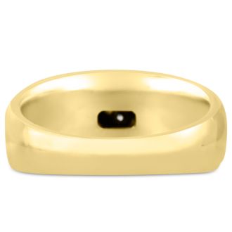 Men's 1/2ct Diamond Ring In 14K Yellow Gold