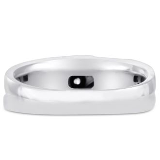 Men's 1/2ct Diamond Ring In 10K White Gold